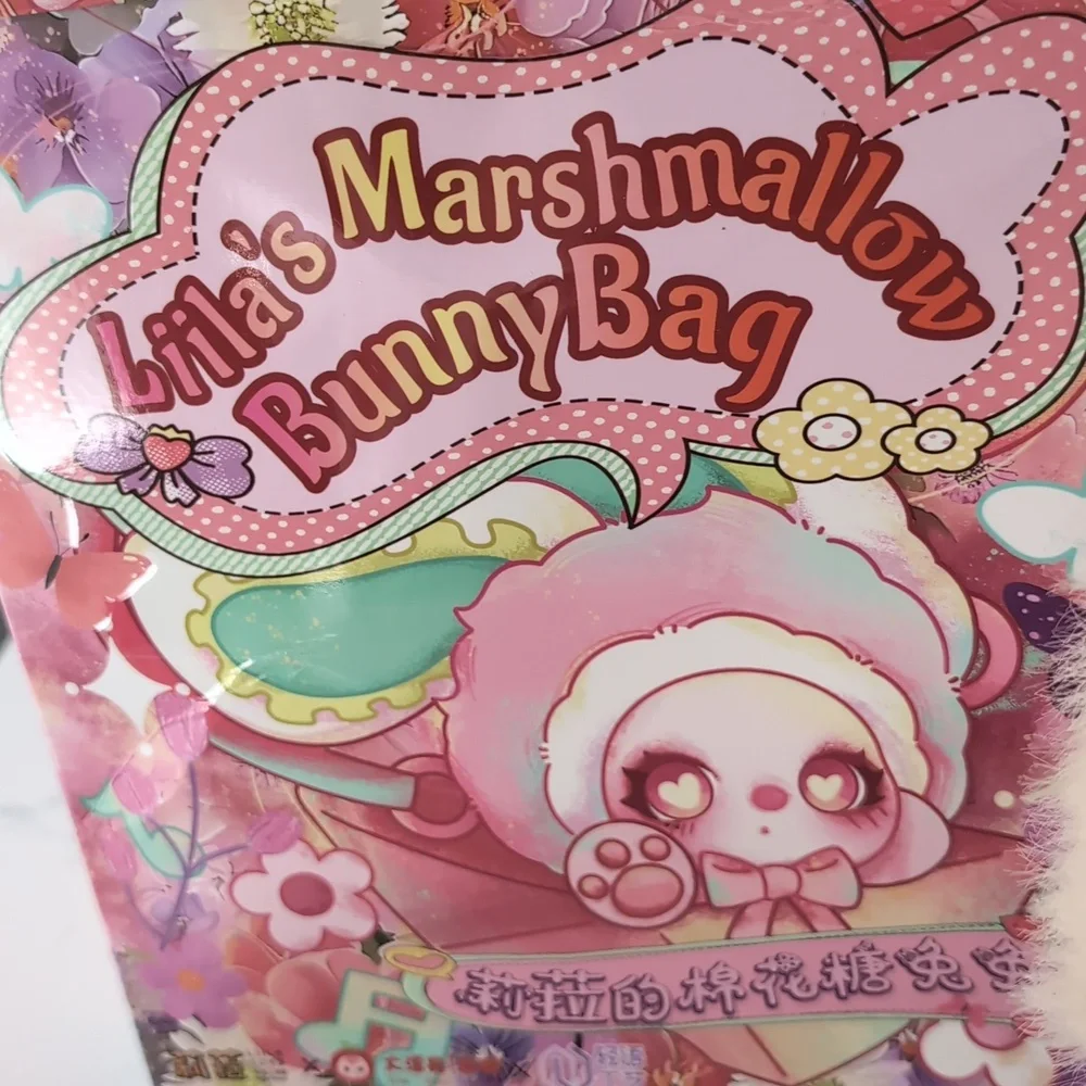 😍New Collectible Plush Liila Marshmallow Bunny Bag - Picture 10 of 11